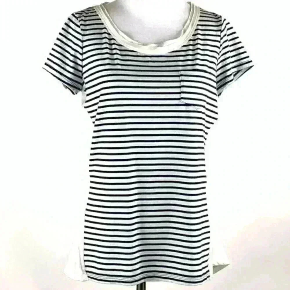 The Limited Top size medium striped with pocket